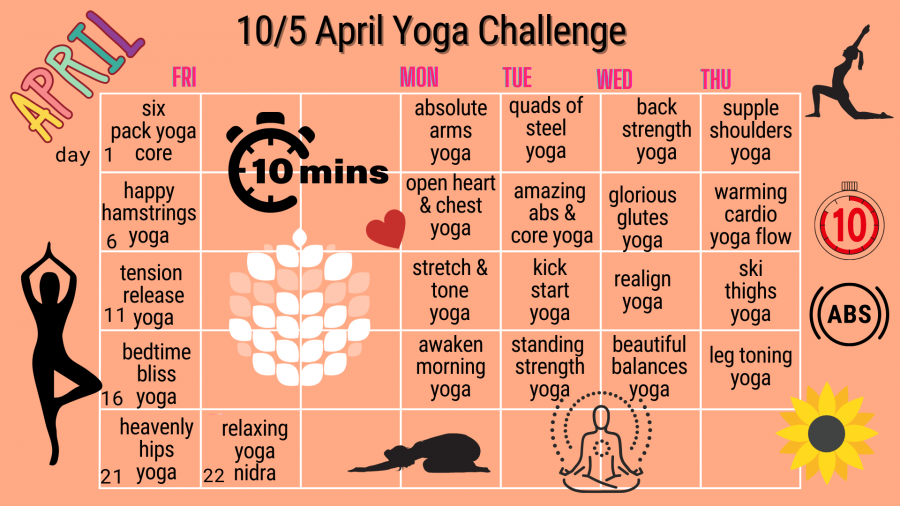 yoga online on demand april 2022